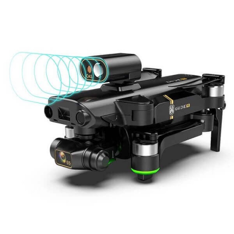 Квадрокоптер Kai One Max - дрон з 4K і HD камерами, EIS, FPV, GPS, БК мотори, до 1200м, 25 хвилин в сумці