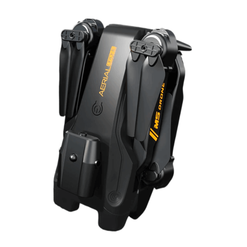 Квадрокоптер RC M5 Black − дрон з 4K і HD камерами, FPV, барометр, уникнення перешкод, 15 хв у кейсі