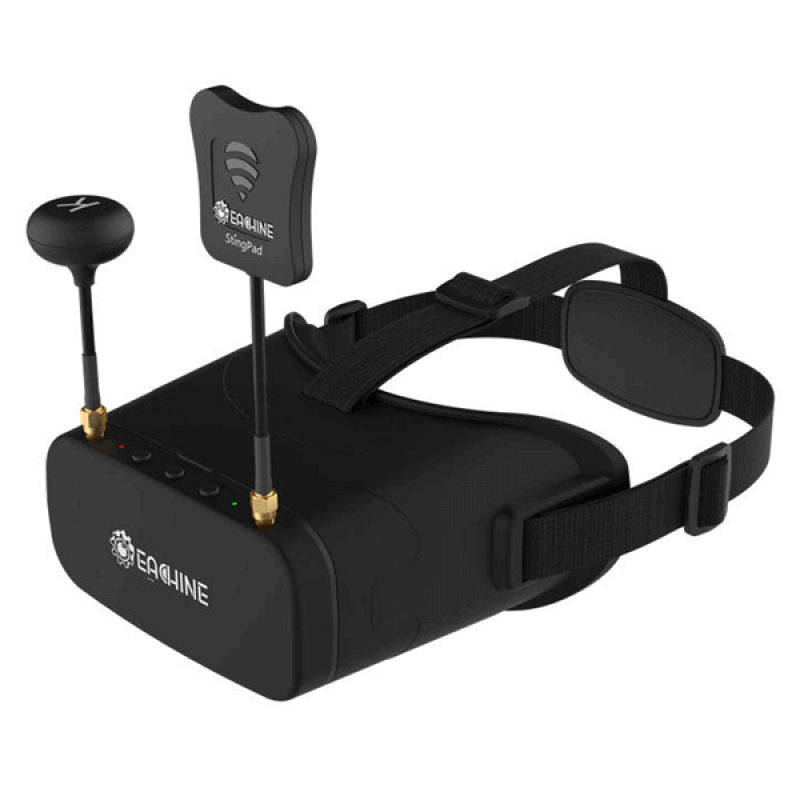 FPV окуляри Eachine EV800DM Black для квадрокоптерів