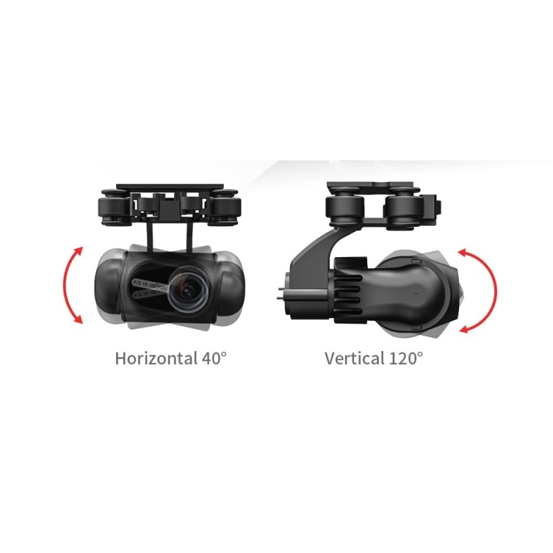 Квадрокоптер LZRC L200 PRO MAX - дрон 4K HD-камера,з 2-осьовим підвісом , з оглядом на 360°, GPS- з уникненням перешкод, Дальність 3000 м, Час польоту: 22 хв, Безколекторний двигун.