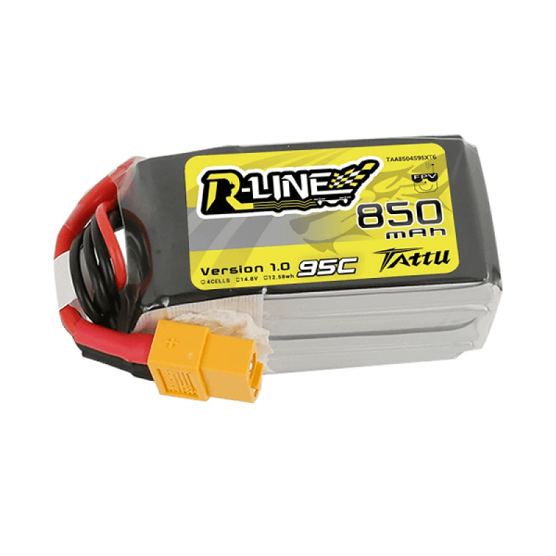 Акумуляторна батарея Tattu R-Line на 850mAh 4S 14.8V 95C для квадрокоптера DarwinFPV BabyApe II