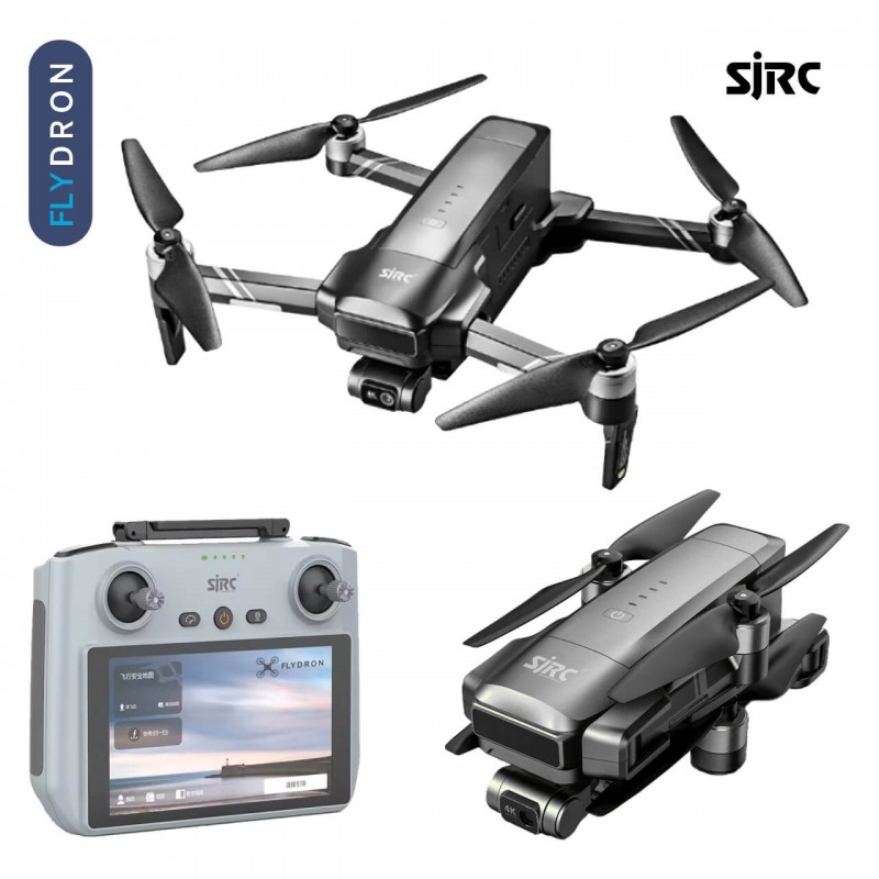 Квадрокоптер SJRC F22 S3 Pro – дрон з 4K камерою, БК мотори, GPS, 5G Wi-Fi, FCC, EIS, 3-осьовий підвіс, Сенсорний екран на пульті 5,5 дюймів, АКБ у комплекті, до 35 хвилин, до 6 км