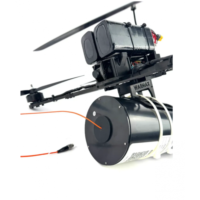 Комплект FPV-дрон з оптоволокном 10 км, зовнішнім медіаконвертером, 2 акумуляторами, платою ініціації та кріпленням