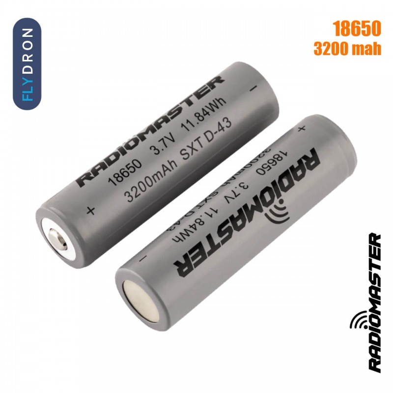 Акумулятор RadioMaster 18650 3200 mAh 3.7V Li-Ion (2 шт) – літій-іонна акумуляторна батарея 18650