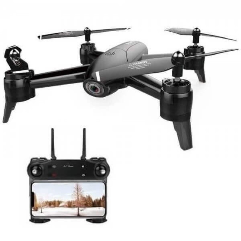 Квадрокоптер Visuo SG-106 Black - дрон з Full HD і HD камерами, FPV, барометр, до 22 хвилин