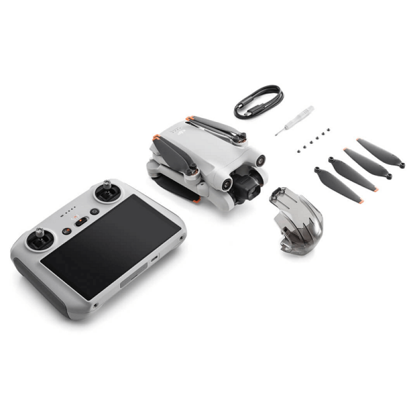 Квадрокоптер DJI Mini 3 Pro RC (CP.MA.00000492.02, CP.MA.00000492.03) - дрон з 4K камерою, FPV, GPS, БК мотори, до 18 км, 34 хвилин