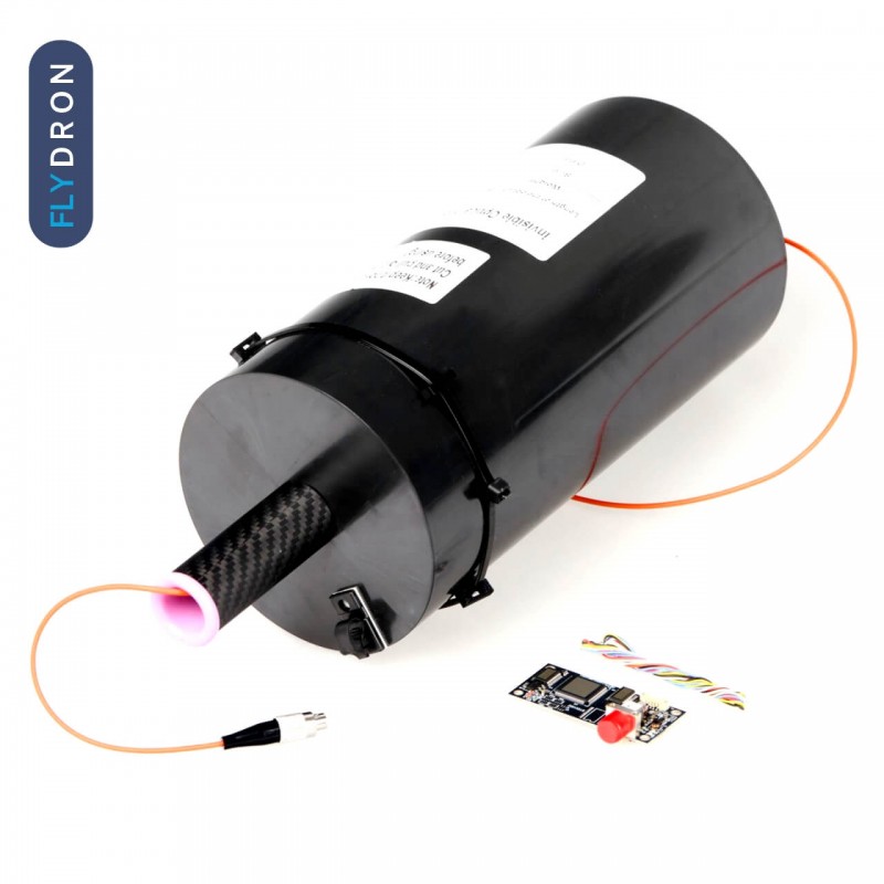 Котушка з оптоволокном для станції керування FPV-дроном, 5 км, 130 x 350 мм, 1,3 кг (Повітряний модуль з оптоволокном для керування FPV-дроном)