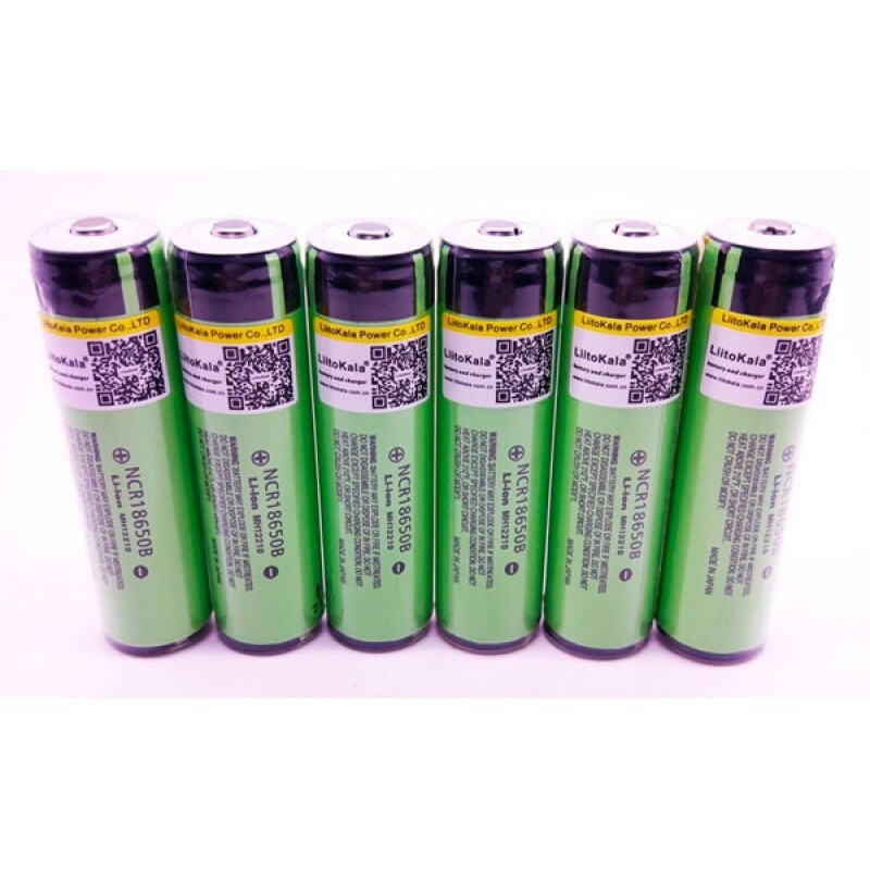 Літій-іонний Li-Ion акумулятор формату 18650 LiitoKala (ЛітоКала) Lii 34B 3400 mAh,з плоским плюсовим контактом, без захисту.близько 6 год.
