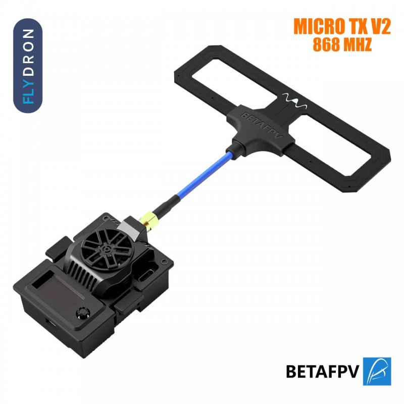 Зовнішній модуль передавача BetaFPV Micro TX V2 Module ELRS 868MHz, 2W, до 15-20 км, для FPV-дронів