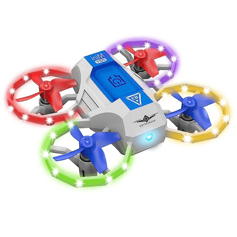 Квадрокоптер Kfplan KF601 Blue - міні-дрон з голосовим керуванням, барометр, до 8 хвилин