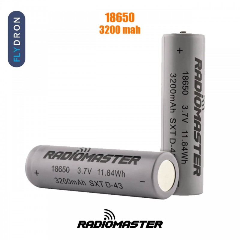 Акумулятор RadioMaster 18650 3200 mAh 3.7V Li-Ion (2 шт) – літій-іонна акумуляторна батарея 18650