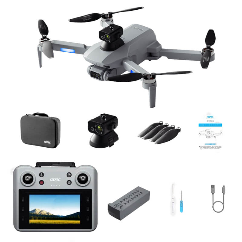 Квадрокоптер 4DRC F8 — дрон з FPV, GPS та уникненням перешкод 360°, до 2000 м, до 25 хвилин у кейсі