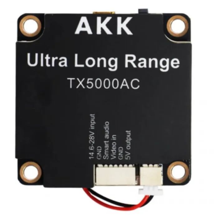 Відеопередавач (VTX) AKK Ultra Long Range 5W 4.9G-6G 96CH (TX5000AC)