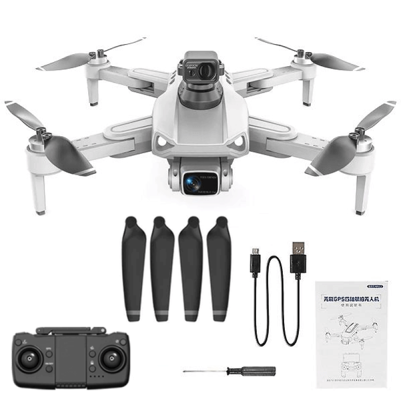 Квадрокоптер LYZRC L900 Pro SE MAX Gray - дрон з 4K і HD камерами, GPS, БК мотори, запобігання перешкод, до 1200м, 28 хв