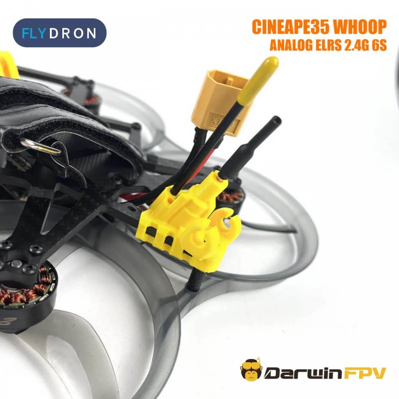 Квадрокоптер DarwinFPV CineApe35 Whoop Analog ELRS 2.4G 6S – FPV-дрон, 3,5-дюймовий, БК мотори, GPS, до 10 хвилин, до 3 км