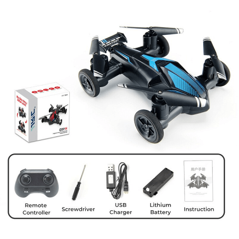 Квадрокоптер JJRC H103 Blue - міні-дрон машинка, до 8 хвилин