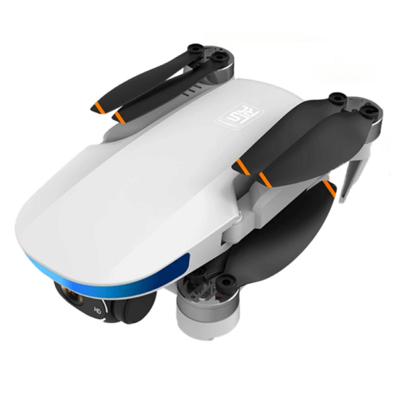 Квадрокоптер LSRC S6S Gray - міні-дрон з 4K і HD камерами, FPV, GPS, БК мотори, до 1500м, 25 хвилин в кейсі + злітний майданчик