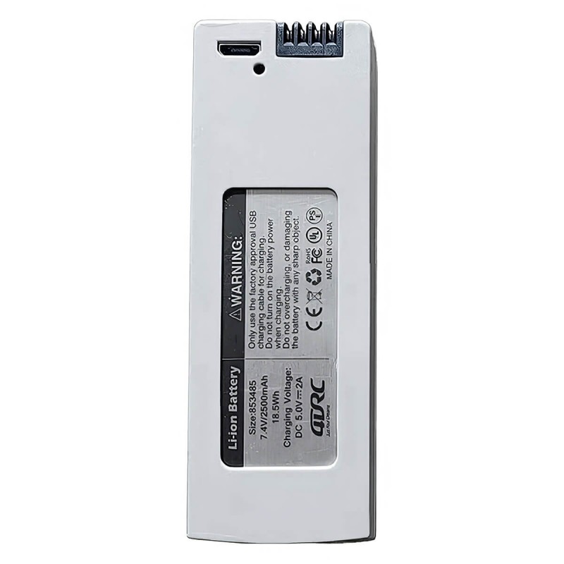 Акумулятор для дрона 4DRC F8 / F8S - Li-Po 2500 мА·год 7.4 В (до 18 хвилин польоту)