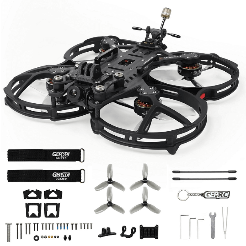 Квадрокоптер GEPRC CineLog35 V2 Analog ELRS 2.4 – FPV-дрон з камерою, БК мотори