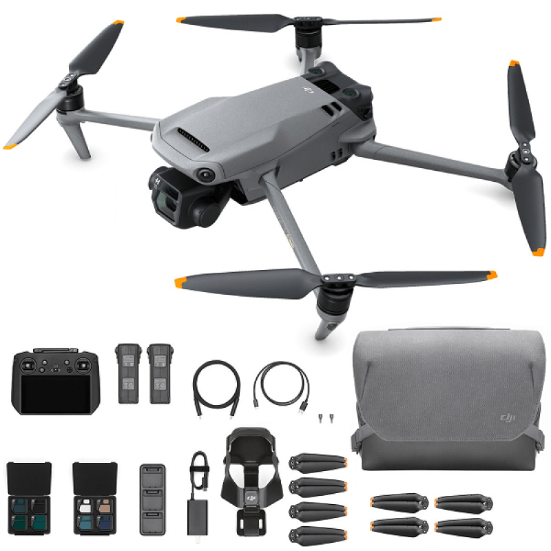 Квадрокоптер DJI Mavic 3 Cine Premium Combo (CP.MA.00000457.02) – дрон з 5.1K камерою, GPS, БК мотори, до 30 км, 46 хвилин