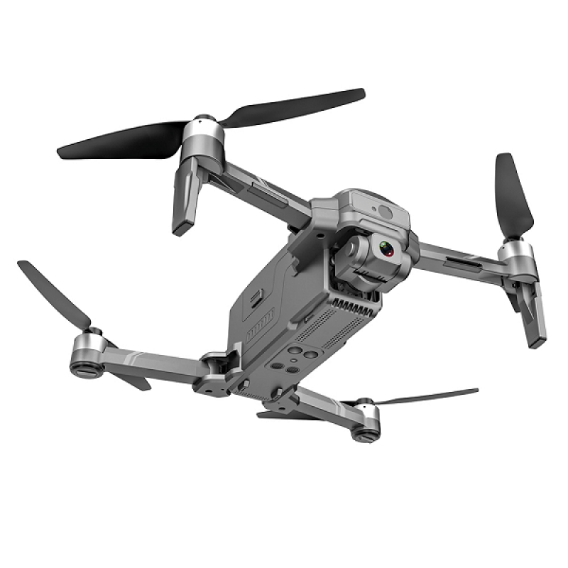 Квадрокоптер SJRC F22S 4K Pro - дрон з 4K камерою, EIS, FPV, GPS, БК мотори, до 3500м, 35 хвилин в кейсі + злітний майданчик