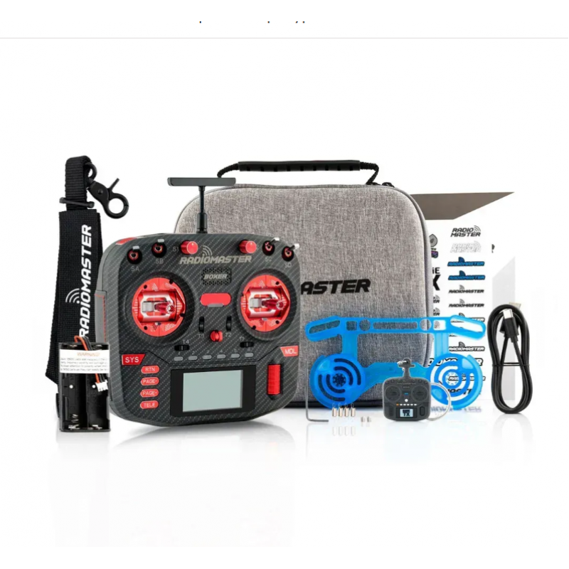 Пульт дистанційного керування RadioMaster Boxer Max Mk2 ELRS – FPV радіоапаратура, червоний