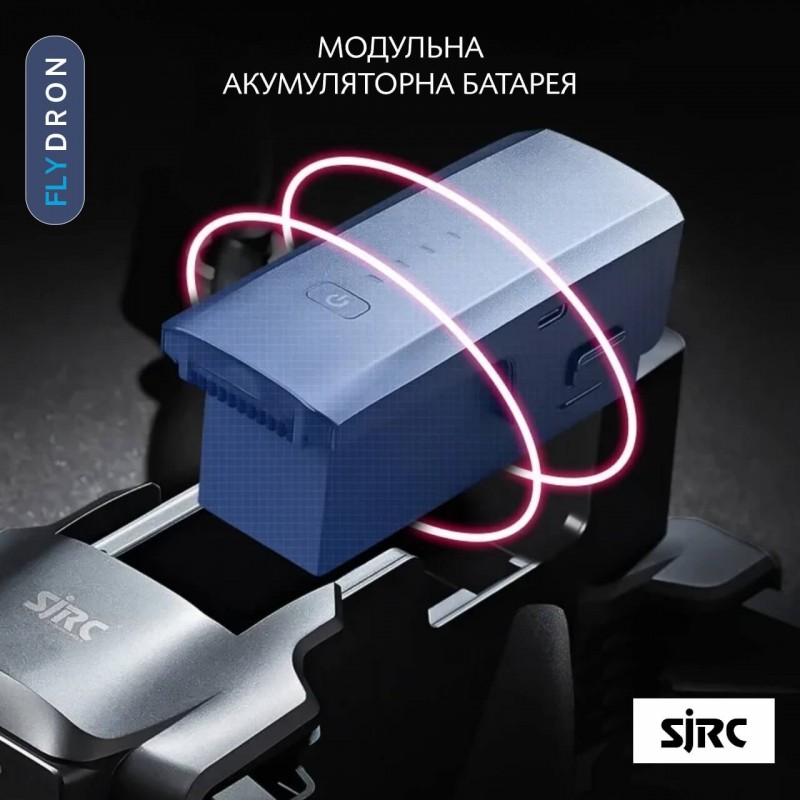 Квадрокоптер SJRC F22 S2 Pro – дрон з 4K камерою, БК мотори, GPS, 5G Wi-Fi, FCC, EIS, 2-осьовий підвіс, Сенсорний екран на пульті 5,5 дюймів, АКБ у комплекті, до 35 хвилин, до 6 км