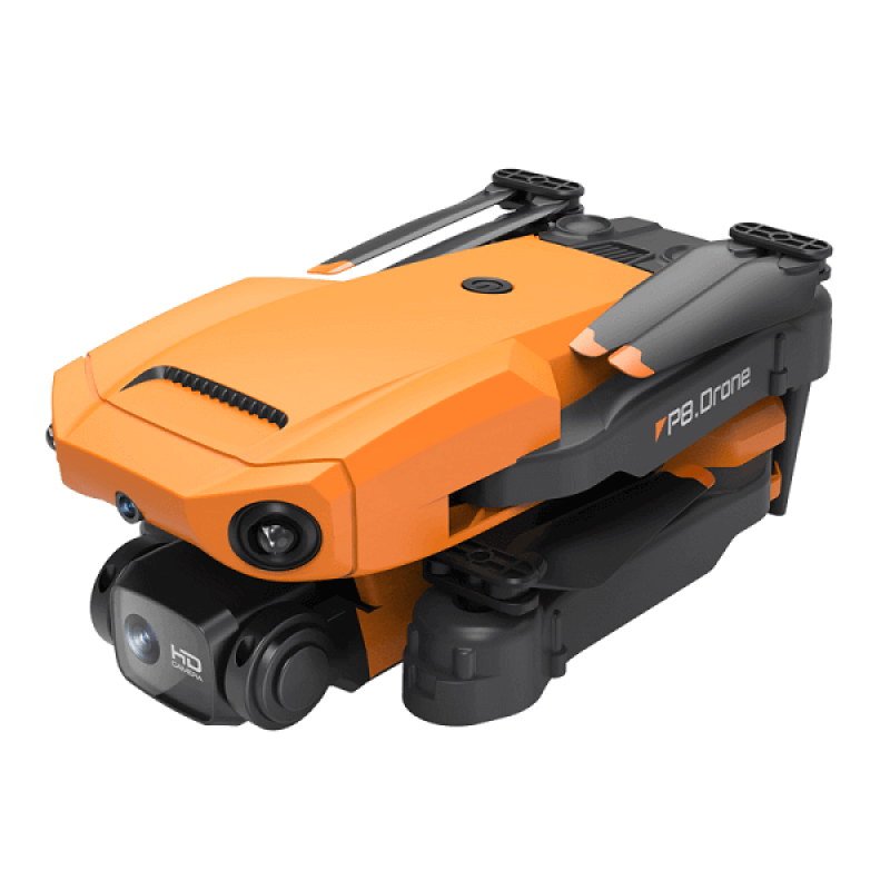 Квадрокоптер XKJ P8 Orange – дрон з 4K і HD камерами, FPV, запобігання перешкод, до 15 хвилин в кейсі