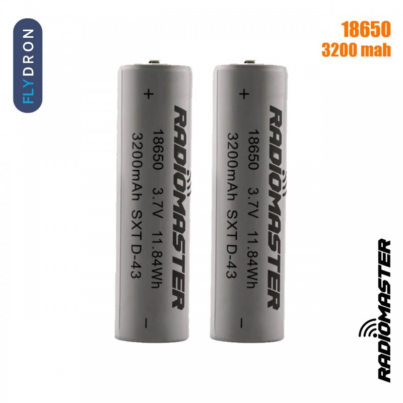 Акумулятор RadioMaster 18650 3200 mAh 3.7V Li-Ion (2 шт) – літій-іонна акумуляторна батарея 18650
