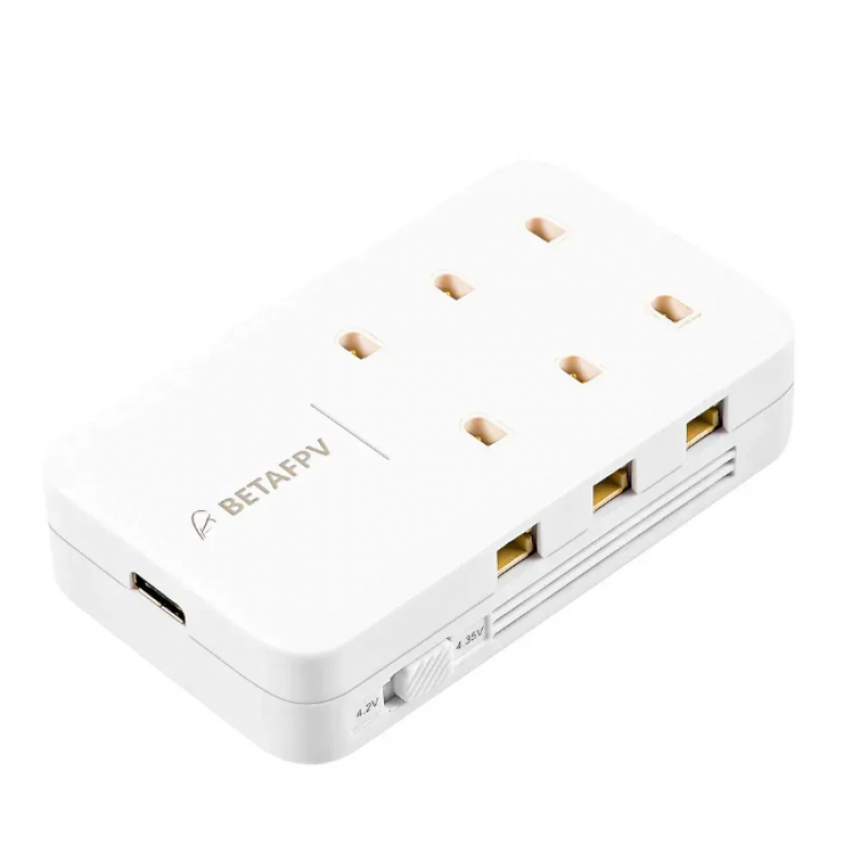 Зарядний пристрій BetaFPV 6 портів BT2.0 і PH2.0 для 1S акумуляторів