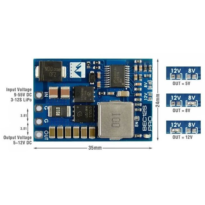 Модуль живлення MATEK BEC12S-PRO (BEC12SP)