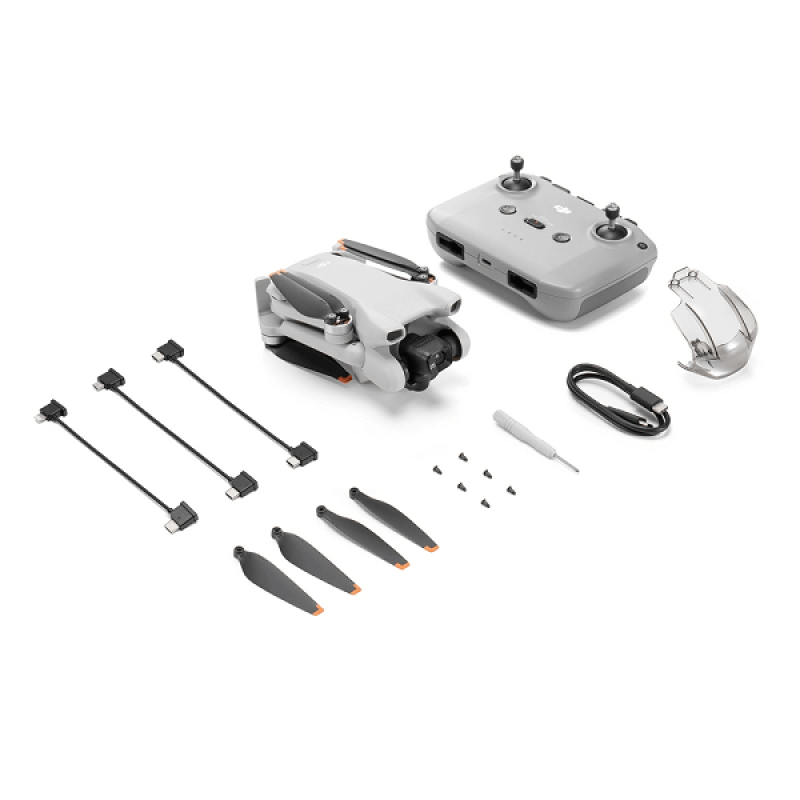 Квадрокоптер DJI Mini 3 (CP.MA.00000584.01) - дрон з 4K камерою, FPV, GPS, БК мотори, до 10 км, 38 хвилин