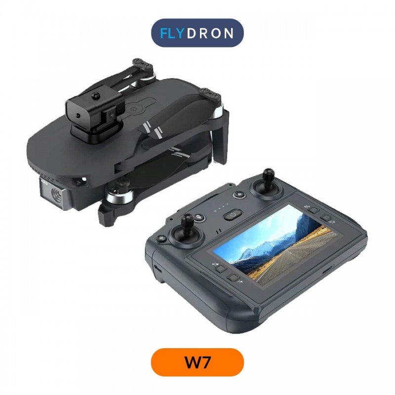 Квадрокоптер W7 дрон з камерою, РК екран з 4K, HD ESC, GPS до 1000 м. 20 хв. польоту