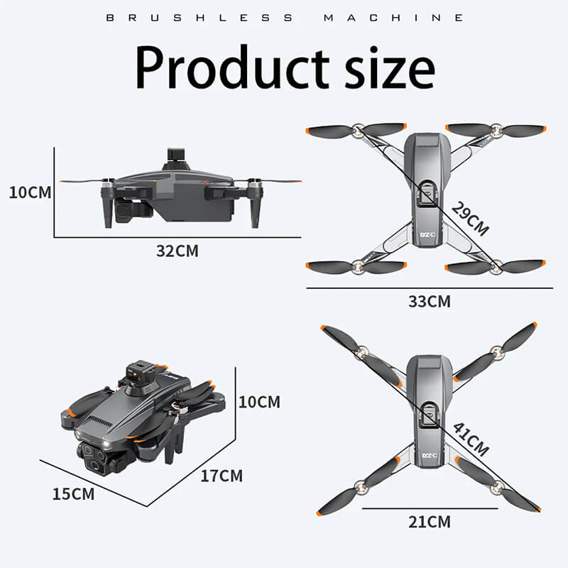 Квадрокоптер LYZRC L103MAX OAS — дрон з 4K та HD камерами, FPV, GPS та 360° уникненням перешкод, до 1200 м, до 25 хвилин у сумці