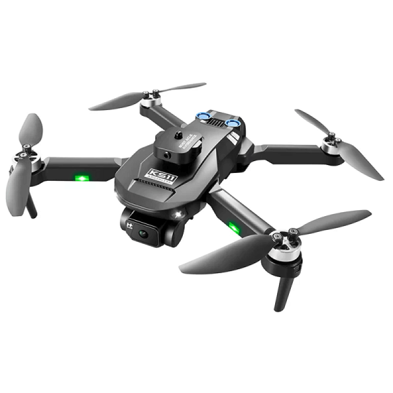 Квадрокоптер LSRC KS11 - дрон з 4K і HD камерами, FPV, БК мотори, уникнення перешкод, до 18 хвилин в кейсі