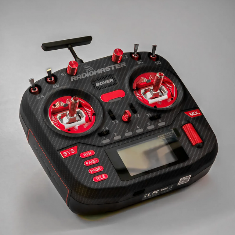 Пульт дистанційного керування RadioMaster Boxer Max Mk2 ELRS – FPV радіоапаратура, червоний