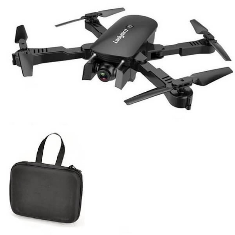Квадрокоптер Ladybird R8 Black - дрон з 4K і HD камерами, FPV, барометр, до 15 хвилин в кейсі