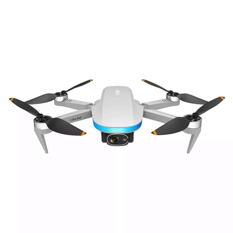 Квадрокоптер LSRC S6S Gray - міні-дрон з 4K і HD камерами, FPV, GPS, БК мотори, до 1500м, 25 хвилин в кейсі + злітний майданчик