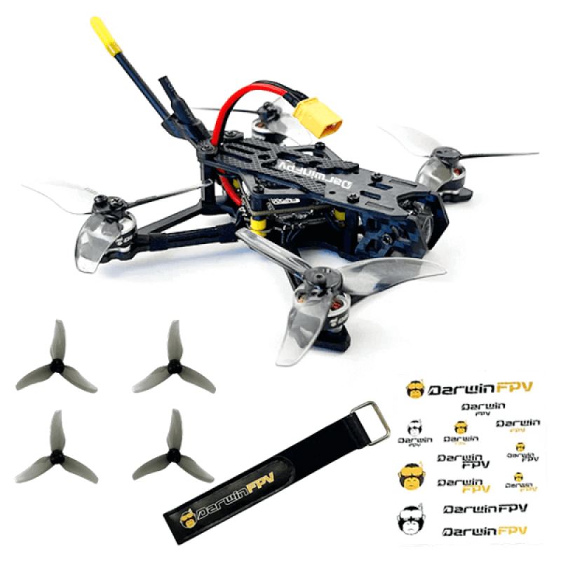 Квадрокоптер DarwinFPV TinyApe25 HD – міні FPV-дрон з камерою, БК мотори