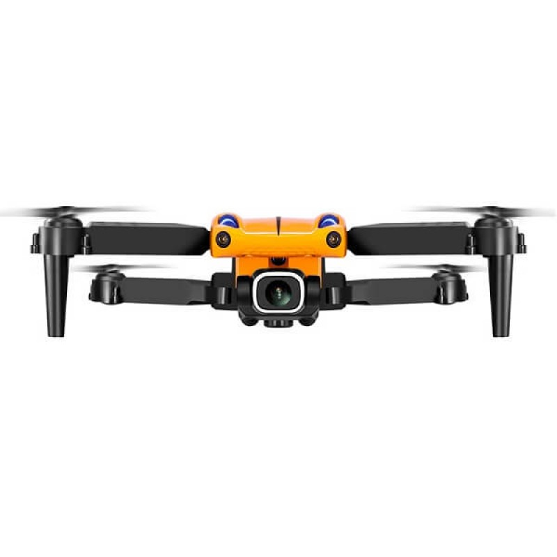 Квадрокоптер XKJ KY907 Black-Orange – міні-дрон з 4K і HD камерами, FPV, запобігання перешкод, до 15 хвилин в кейсі