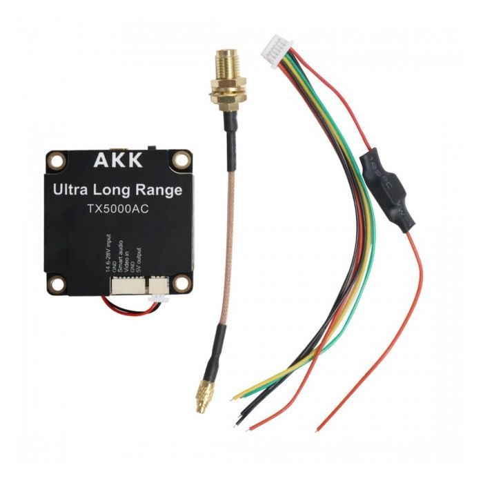 Відеопередавач (VTX) AKK Ultra Long Range 5W 4.9G-6G 96CH (TX5000AC)