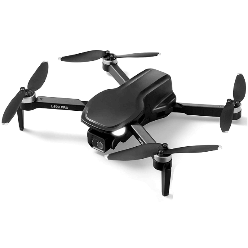 Квадрокоптер LYZRC L500 Pro Black - дрон з 4K і HD камерами, FPV, GPS, БК мотори, до 1200м, 25 хвилин в кейсі + злітний майданчик