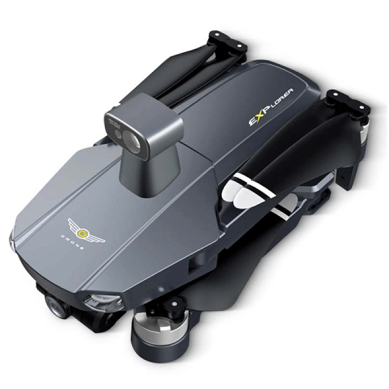 Квадрокоптер Explorer 8819 Pro Max − дрон з 4K і HD камерами, GPS, БК мотори, уникнення перешкод, до 3000м, 28 хвилин у сумці