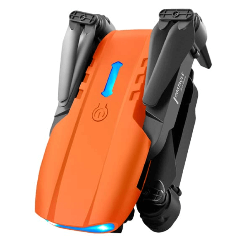 Квадрокоптер RC E99 K3 Pro Orange - дрон з 4K і HD камерами, FPV, барометр, до 20 хв в кейсі + злітний майданчик