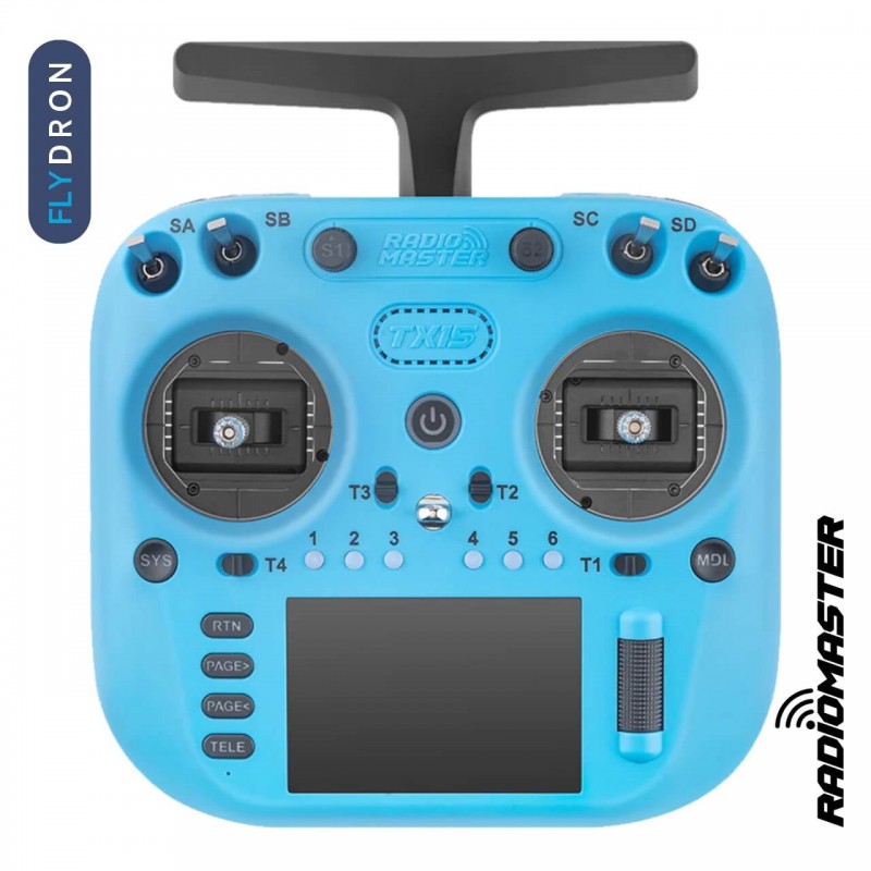 Пульт керування для дрона RadioMaster TX15 ELRS M2 Iceberg Blue – професійний радіопередавач для FPV