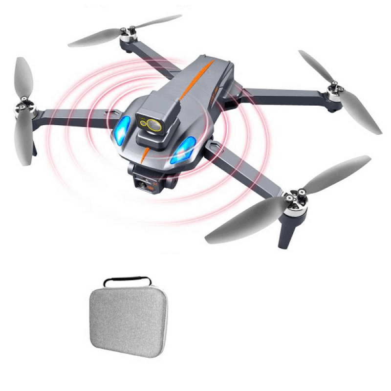 Квадрокоптер XKJ K911 Max − дрон з 4K і HD камерами, GPS, БК мотори, запобігання перешкод, до 1200м, 20 хвилин у кейсі