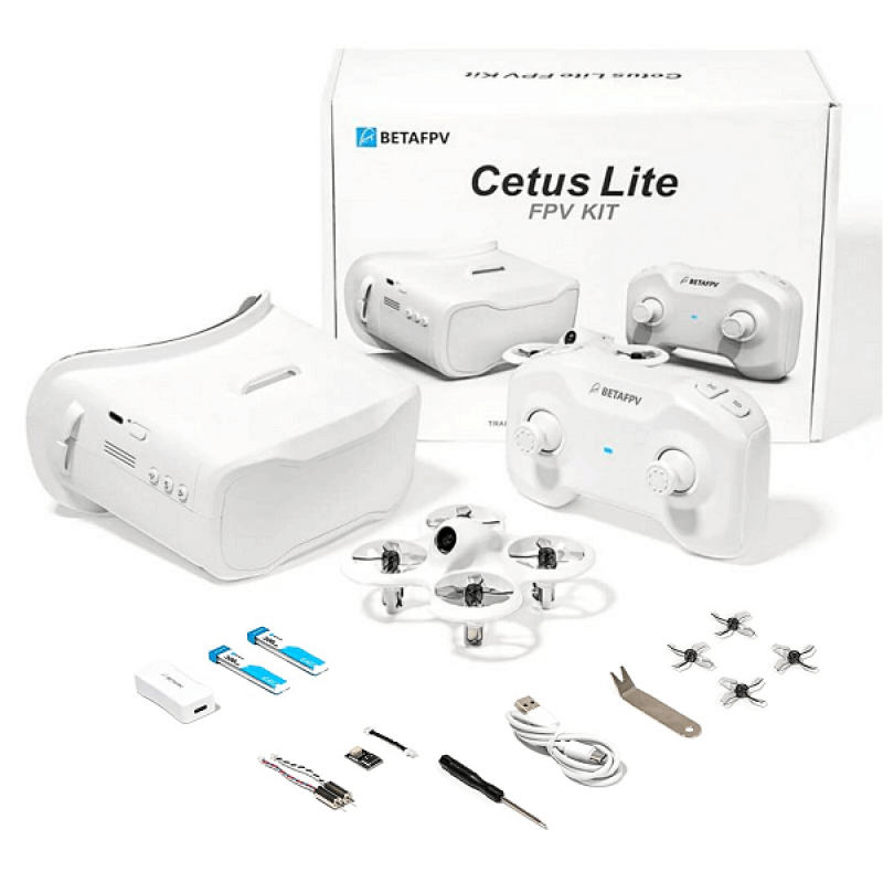 Квадрокоптер BetaFPV Cetus Lite FPV Kit – FPV-дрон з камерою, барометром, окулярами