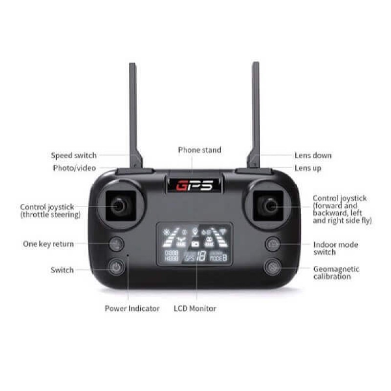 Квадрокоптер Kfplan KF100 - дрон з 4K і HD камерами, EIS, FPV, GPS, БК мотори, до 1200м, 28 хвилин в кейсі