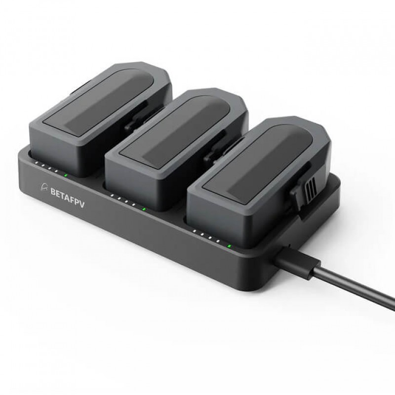 Зарядний пристрій BETAFPV Aquila20 3-Port - USB-C PD 15W x3, LiHV 1S, BT3.0