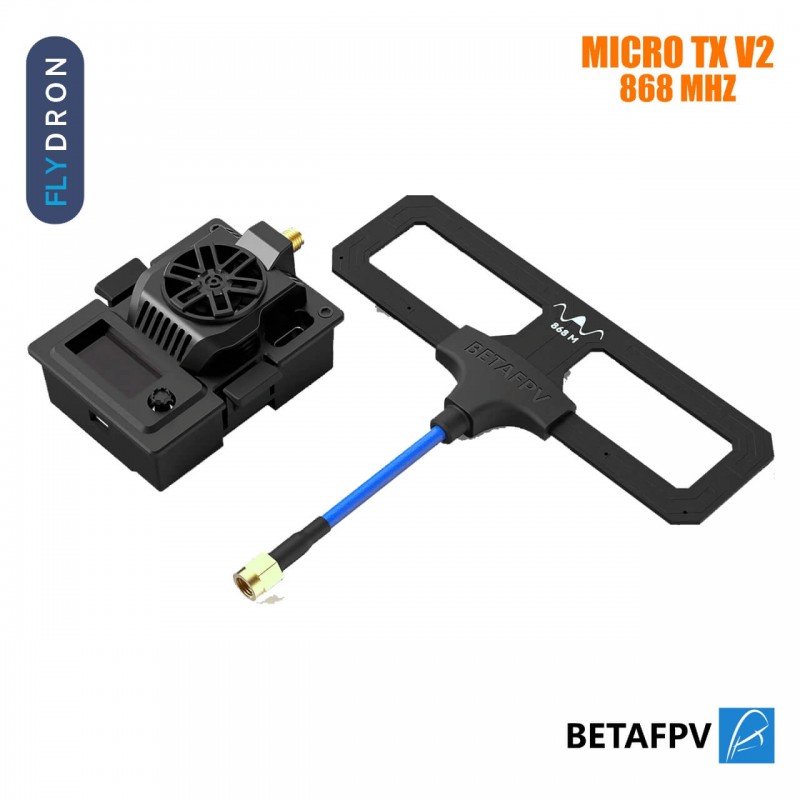 Зовнішній модуль передавача BetaFPV Micro TX V2 Module ELRS 868MHz, 2W, до 15-20 км, для FPV-дронів